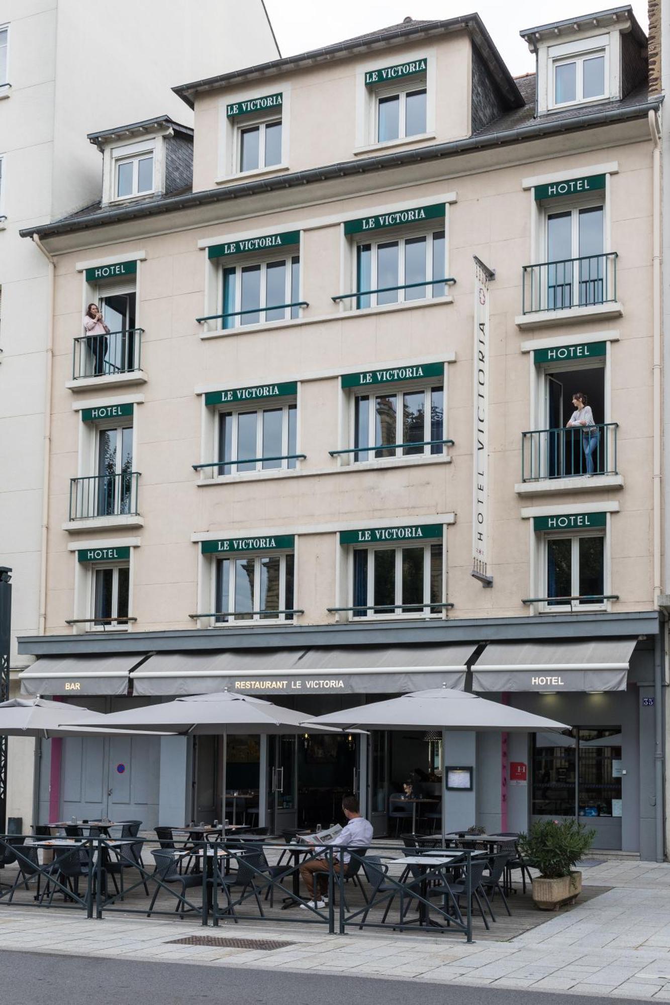 Hotel-Restaurant Le Victoria Rennes Eksteriør billede